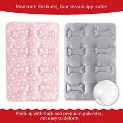 Moonsea Dog Crate Mat underside showing its anti-slip silica-gel bottom.