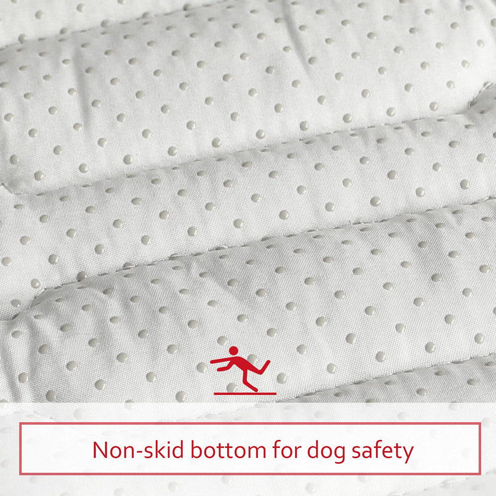 Moonsea Dog Crate Mat close-up showing the little star print.