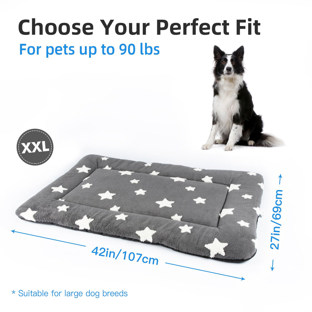Mora Pets dog crate pad shown in a washing machine for cleaning.