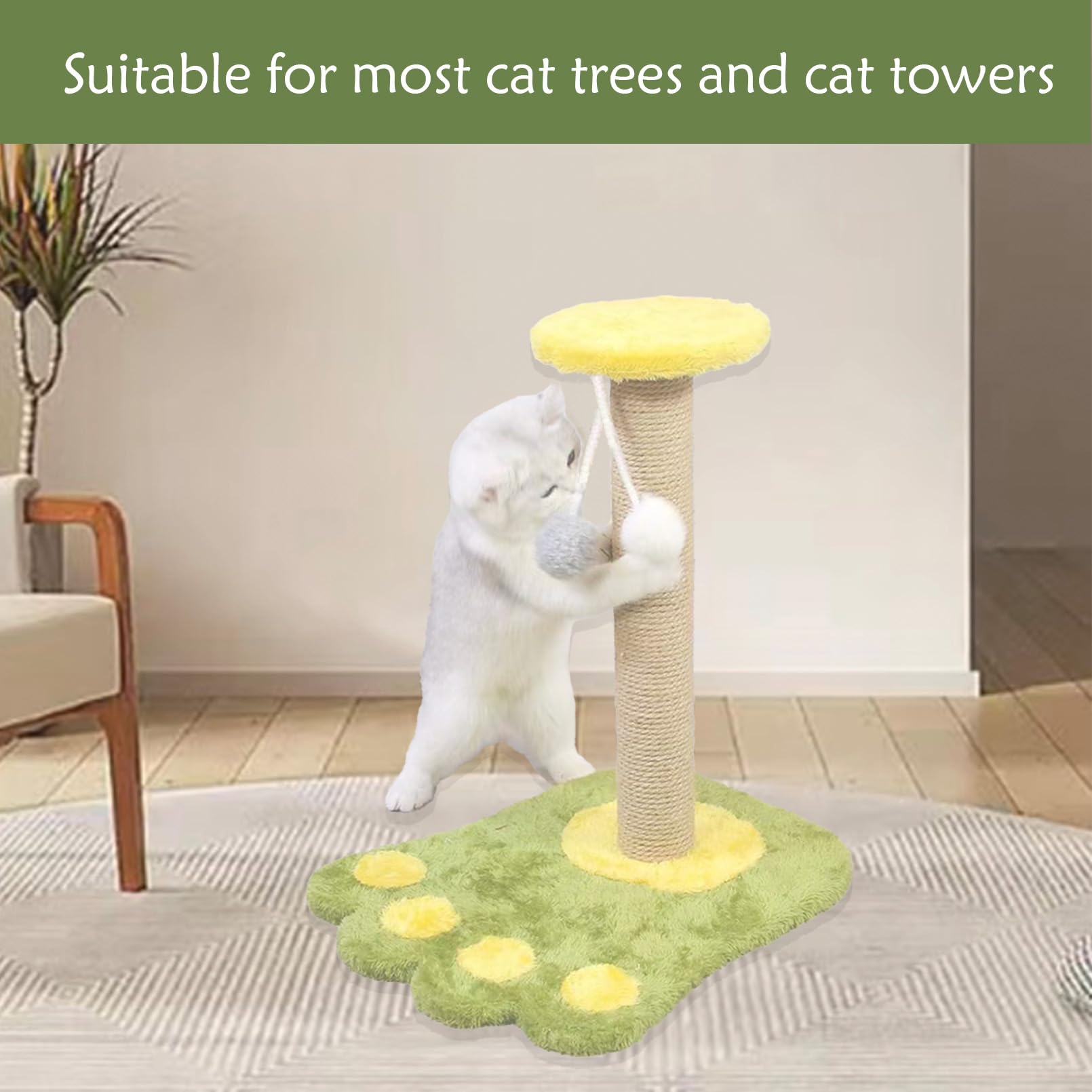 MUYG cat scratching post refill shown with its listed size.
