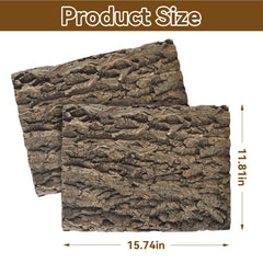 MUYG reptile cork bark background with a close view of its rough tree-bark-like texture.