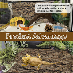 MUYG reptile cork bark background showing its two separate panels.