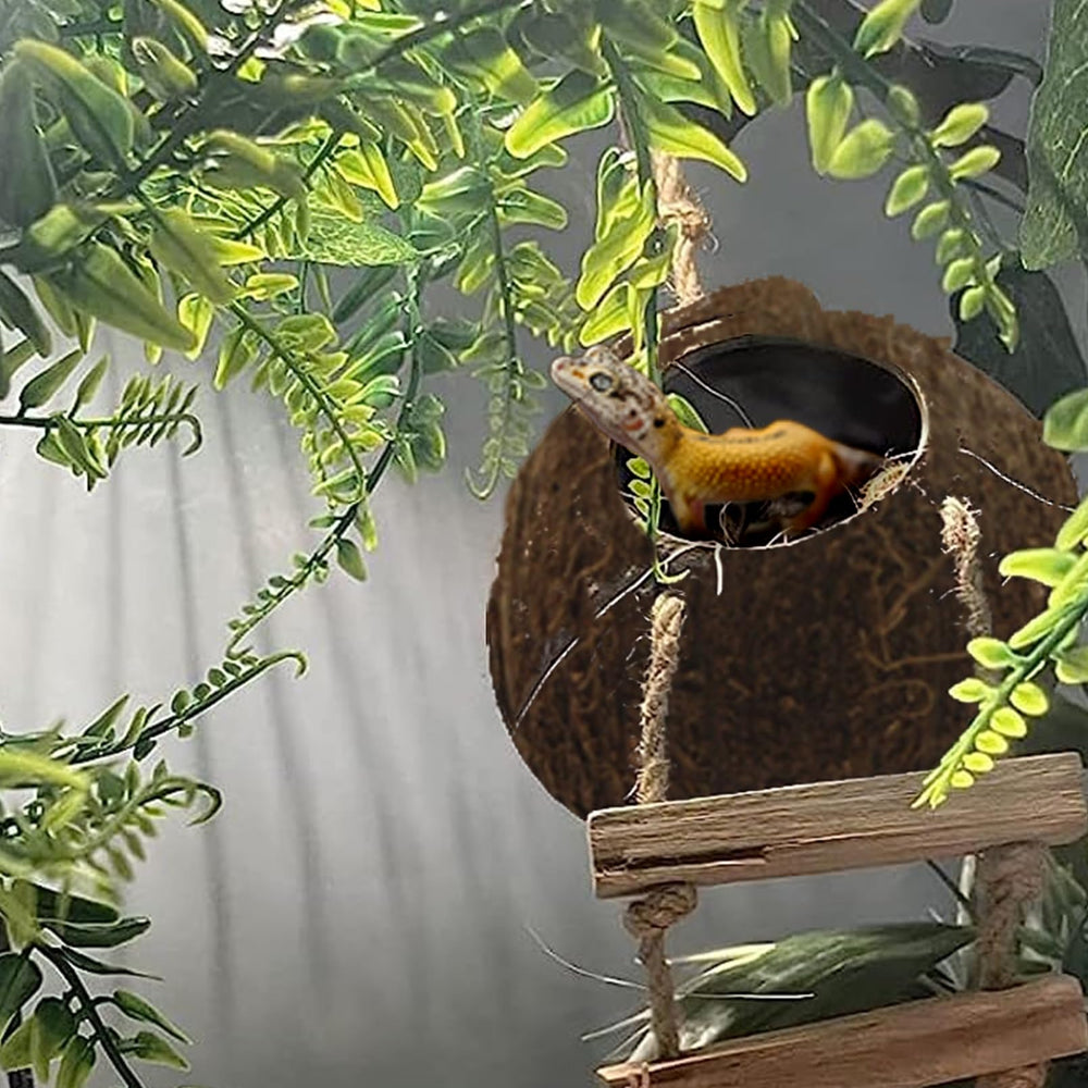 MUYG reptile leaf decoration shown as part of the habitat set.