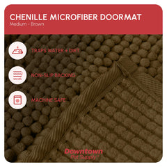 My Doggy Place Dog Mud Mat microfiber surface shown in a close-up.