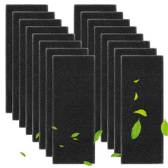 MyfatBOSS carbon filters shown from the front as replacement filters for Litter-Robot 3.