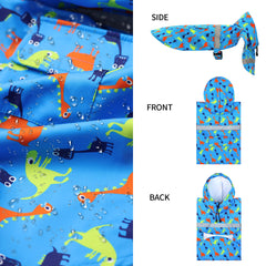 NACOCO dog raincoat showing the reflective strip across the back.