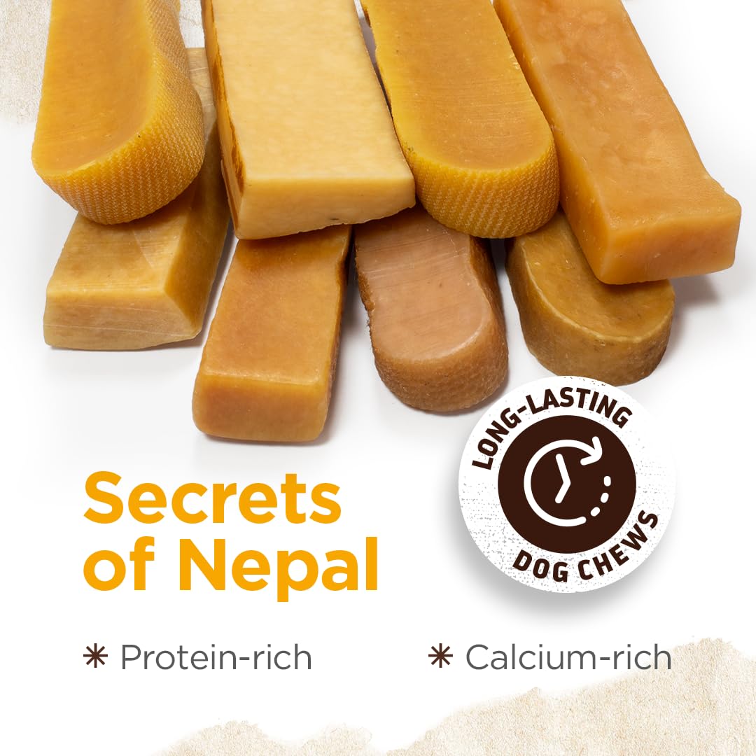 Natural Farm Himalayan Yak Cheese Chews shown as an eight-chew pack.