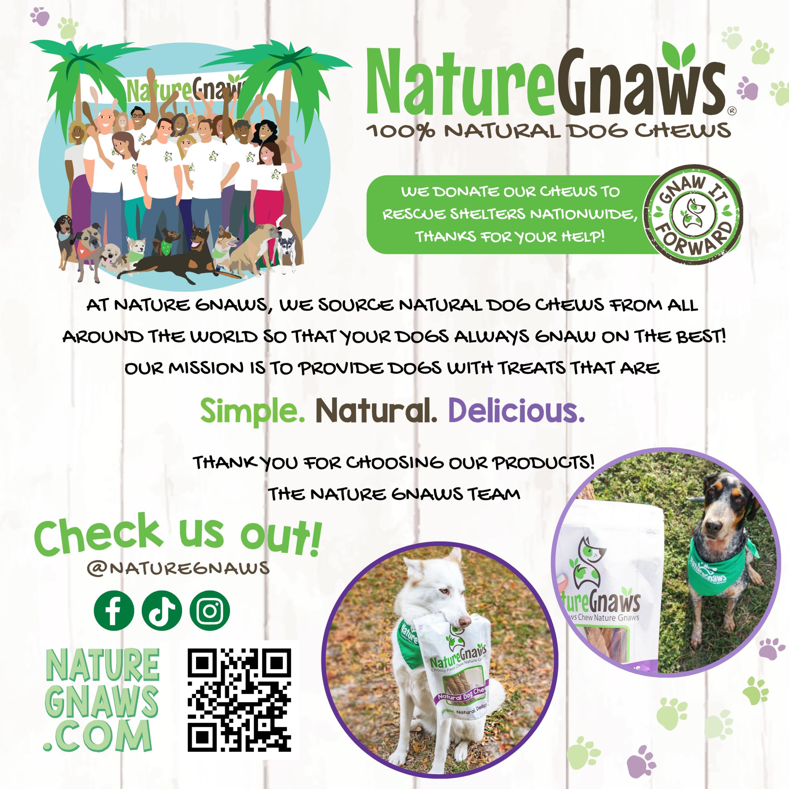 Nature Gnaws Beef Tendons presented as a savory reward chew.