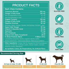 NATURE TARGET Dog Allergy Chews shown as a freeze-dried bite.