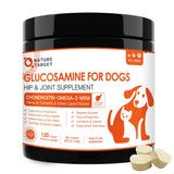 Front view of the NATURE TARGET dog joint supplement product.