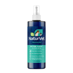 NaturVet Bitter Yuck! no-chew training spray shown from the front.