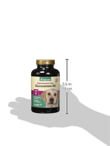 NaturVet Glucosamine DS chewable tablets shown as the product format