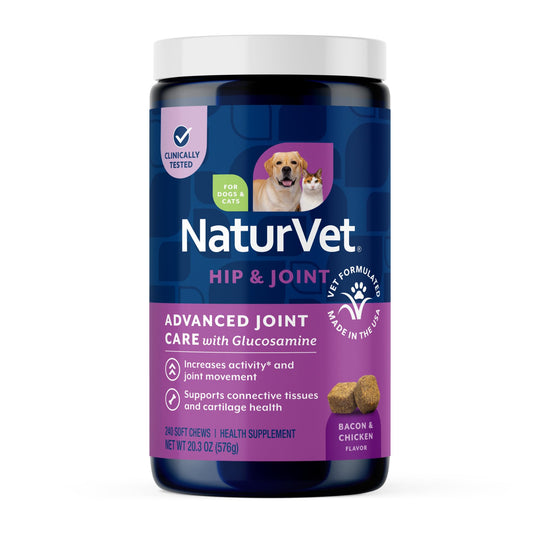 NaturVet Advanced Joint Care package shown from the front.