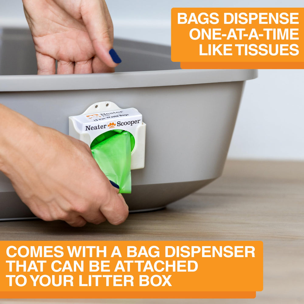 Neater Pet Brands Neater Scooper Standard bin shown from an alternate angle.
