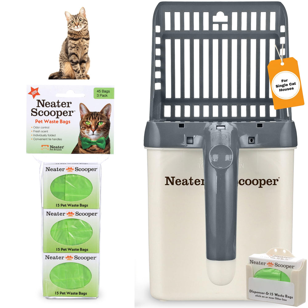 Neater Pet Brands Neater Scooper Standard litter scoop shown from the front.