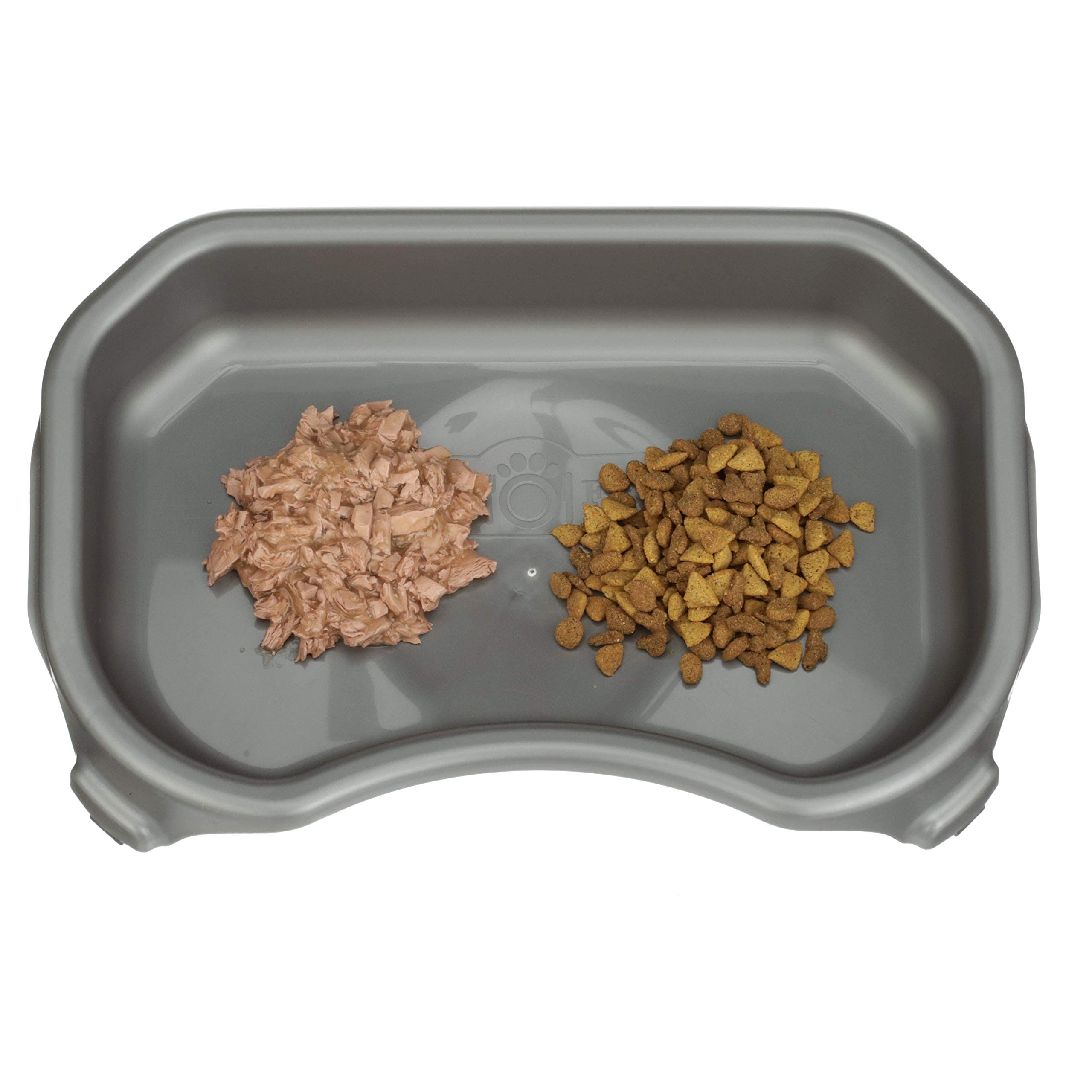 Neater Pet Brands Little Big Bowl set up for outdoor use.
