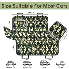 NECKORY dog car seat cover close-up showing its coated 600D polyester fabric.