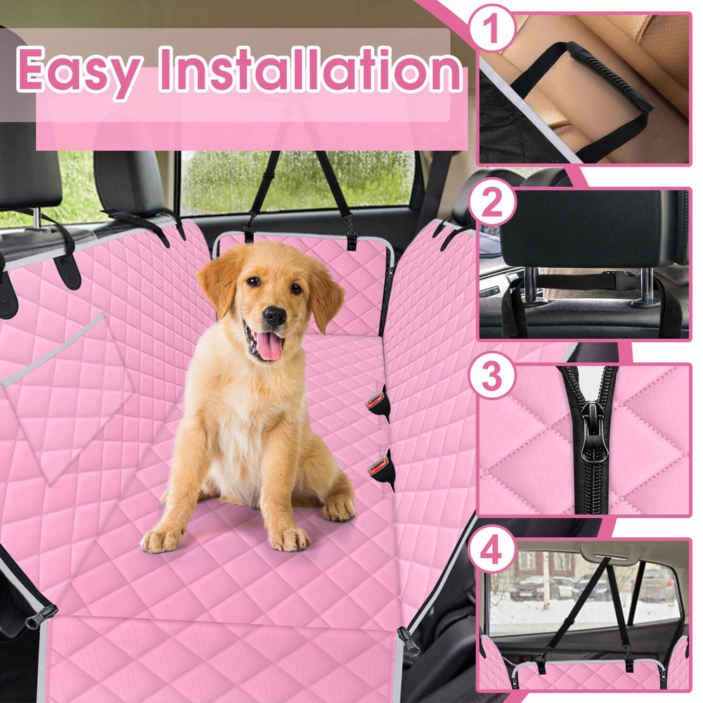 NECKORY dog car seat cover arranged as a cargo liner.