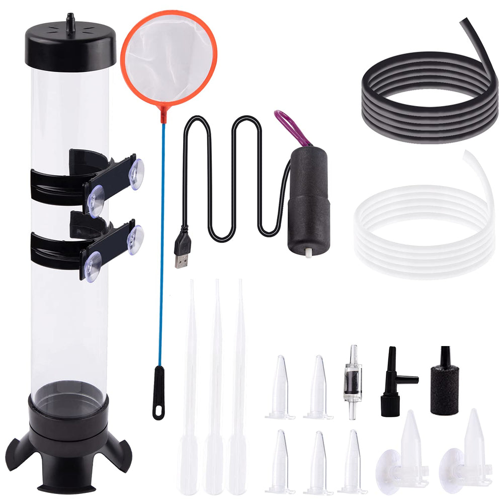 NestBasics brine shrimp hatchery kit with the incubator shown from the front.