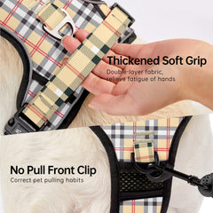NESTROAD dog harness showing its adjustable shoulder and chest straps.