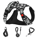 NESTROAD dog harness shown from the front.
