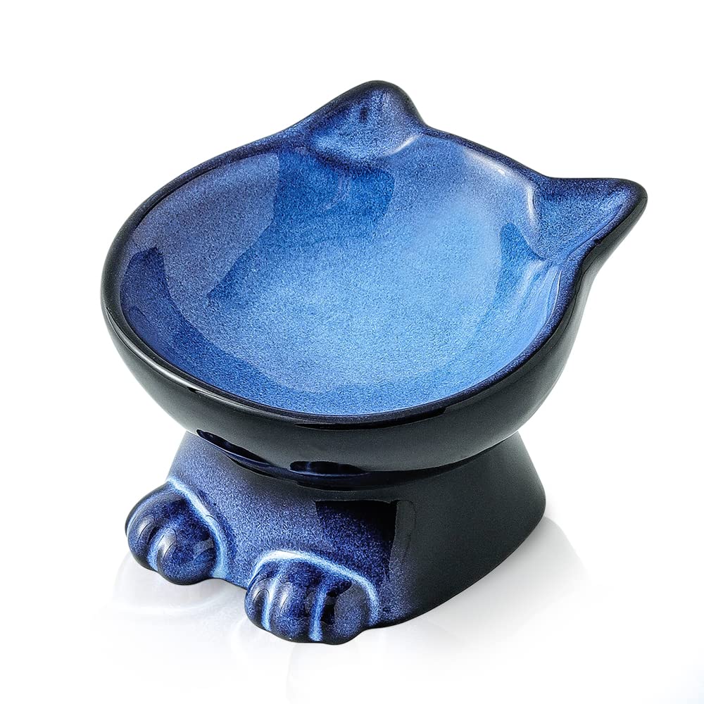 Nihow Elevated Cat Bowl shown from the front.