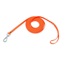 NIMBLE waterproof dog leash shown from the front as a long training lead.