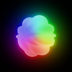 Nite Ize GlowStreak Wild LED Ball shown from an alternate angle.