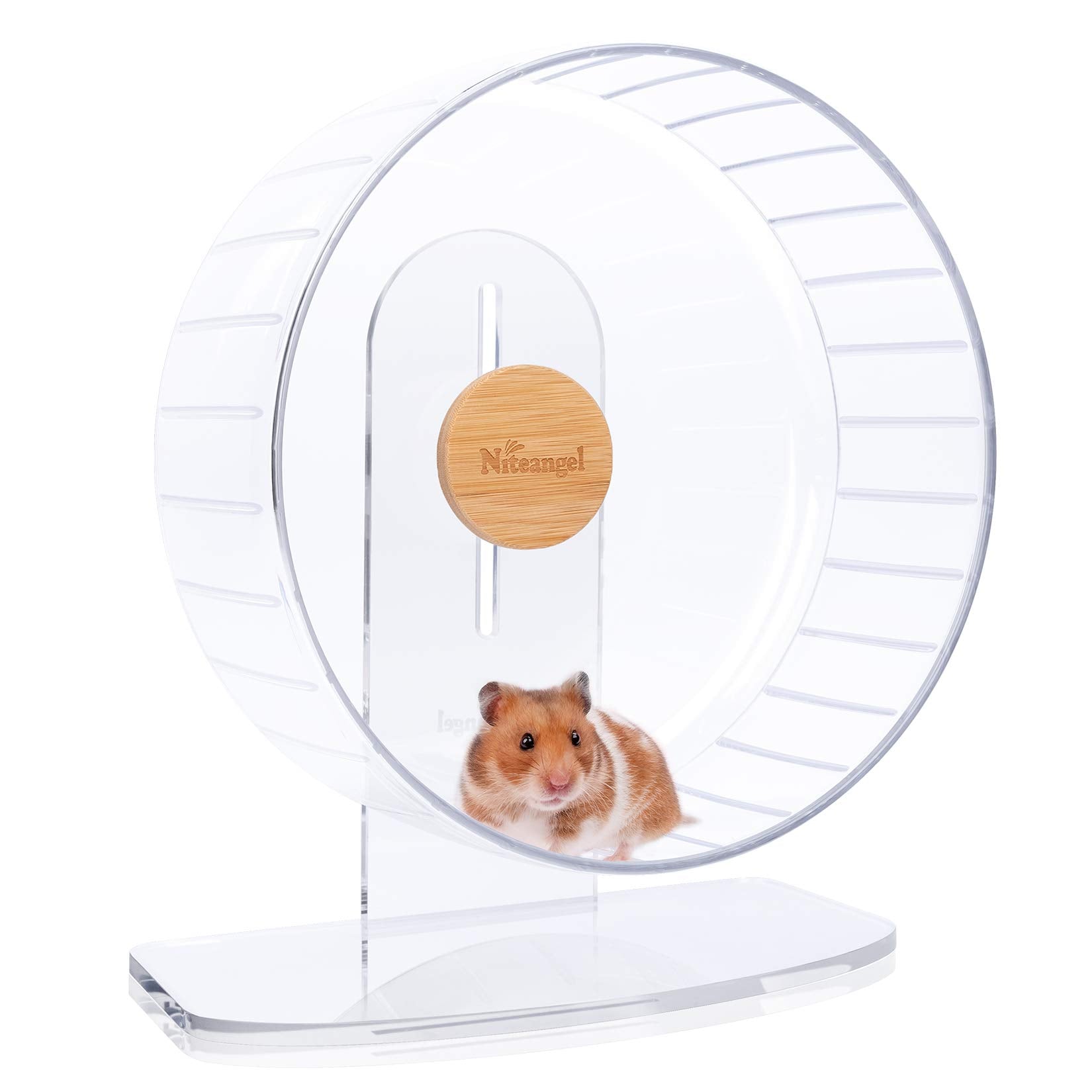 Niteangel hamster exercise wheel shown from the front.
