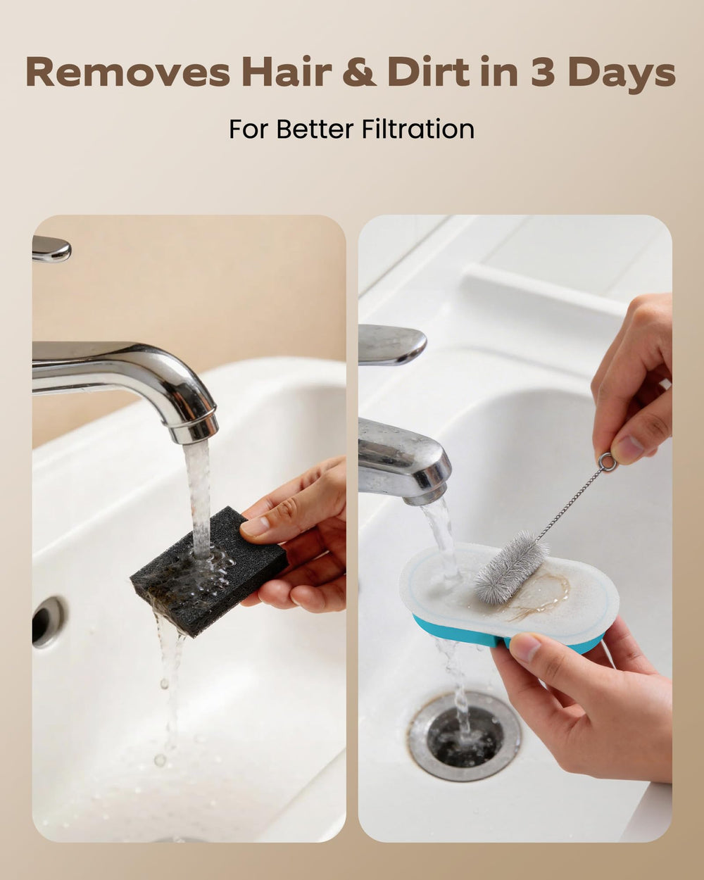 NOBXBON cat water fountain filter shown in a wireless cat fountain.