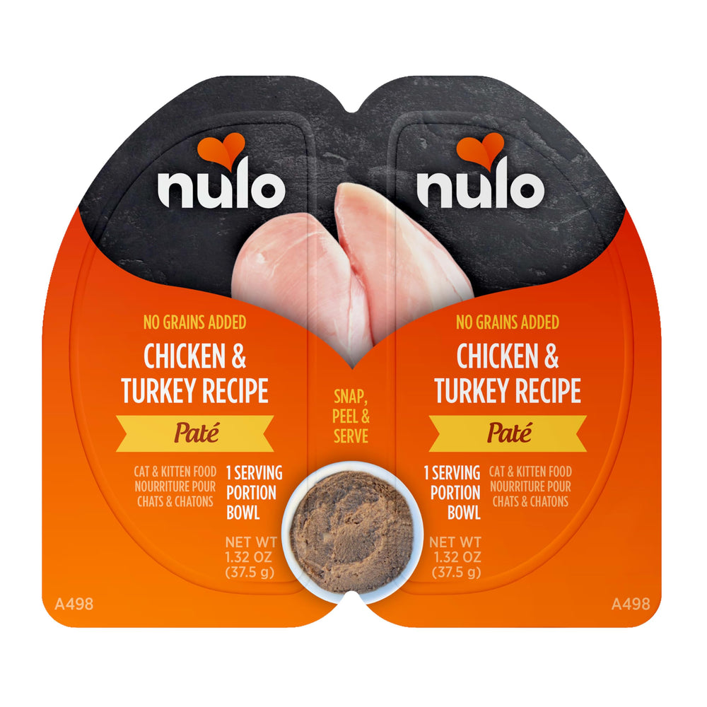 Nulo wet cat food package shown from the front.