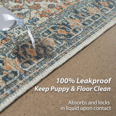nunubaby dog pee pad detail showing its non-slip backing.