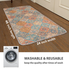 nunubaby washable dog pee pad placed inside a dog crate.