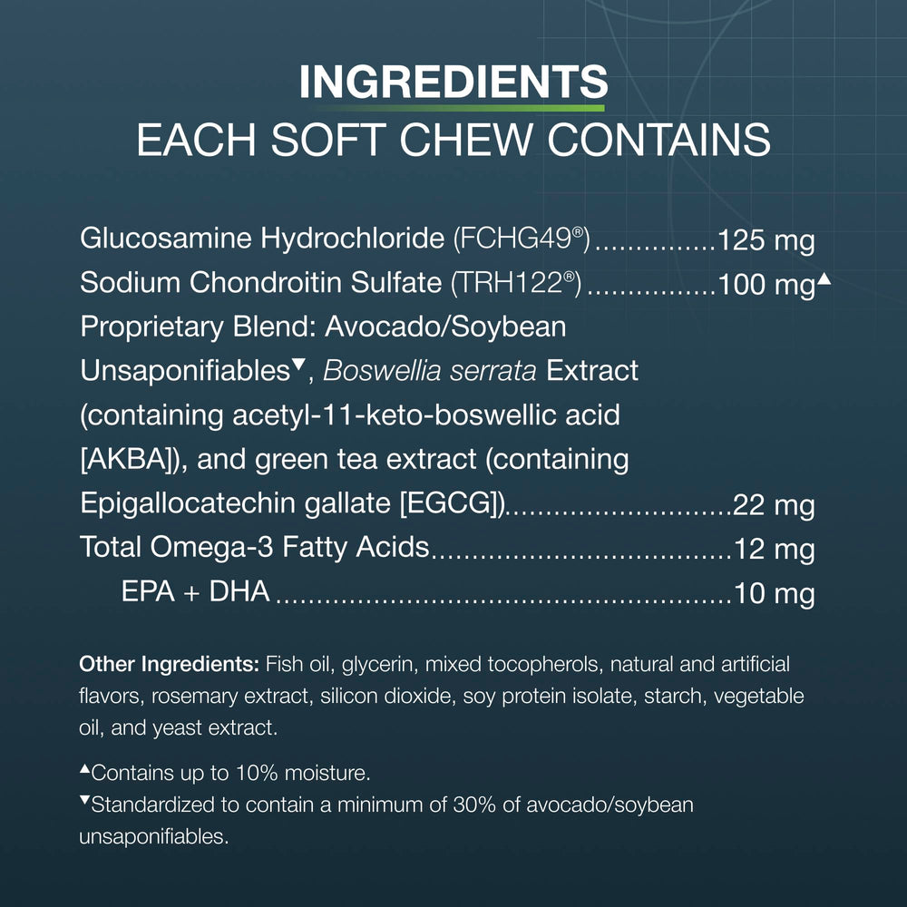 Nutramax Dasuquin cat joint supplement shown as an 84-soft-chew supply.