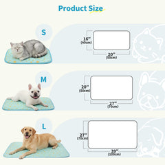 NWK pet cooling mat viewed underneath to show its breathable mesh base.