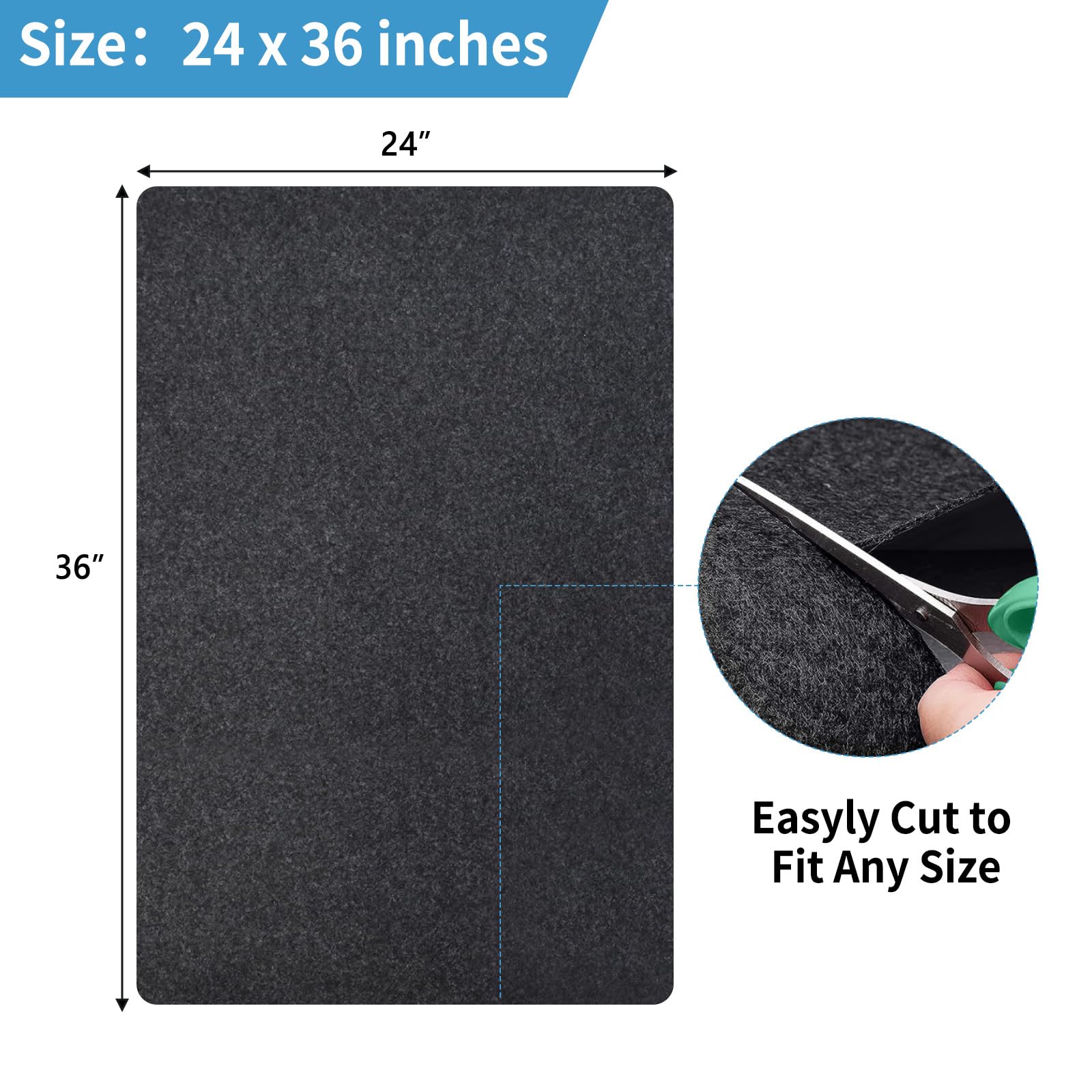 NYFITY dog crate mat liner positioned inside a crate.
