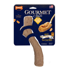 Nylabone Gourmet Style Stick chew toy shown from the front.