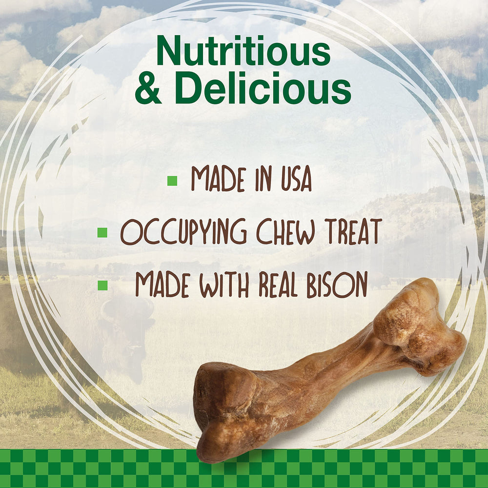 Nylabone Healthy Edibles dog chews shown with the pack contents.