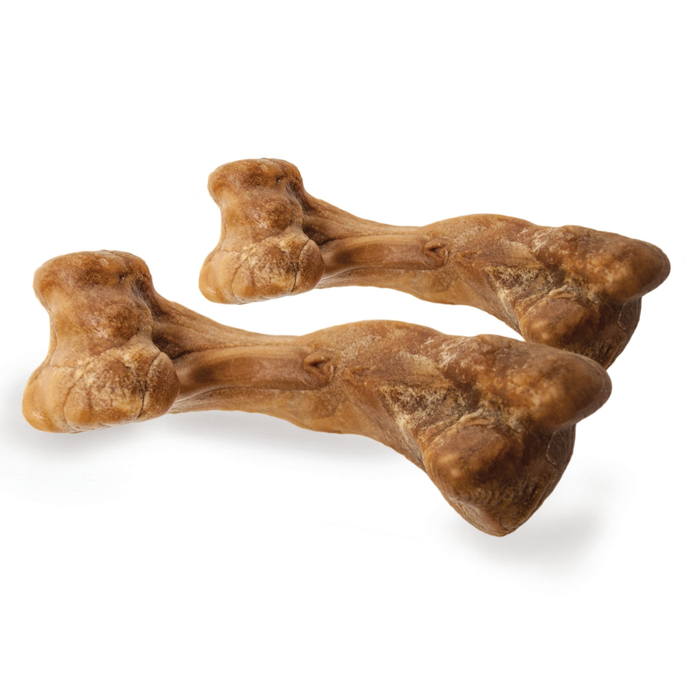 Nylabone Healthy Edibles dog chew shown close up.