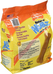 Nylabone Natural Nubz edible dog chew close-up showing its raised nub texture.