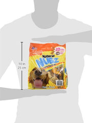 Nylabone Natural Nubz edible dog chew shown being enjoyed by a dog.
