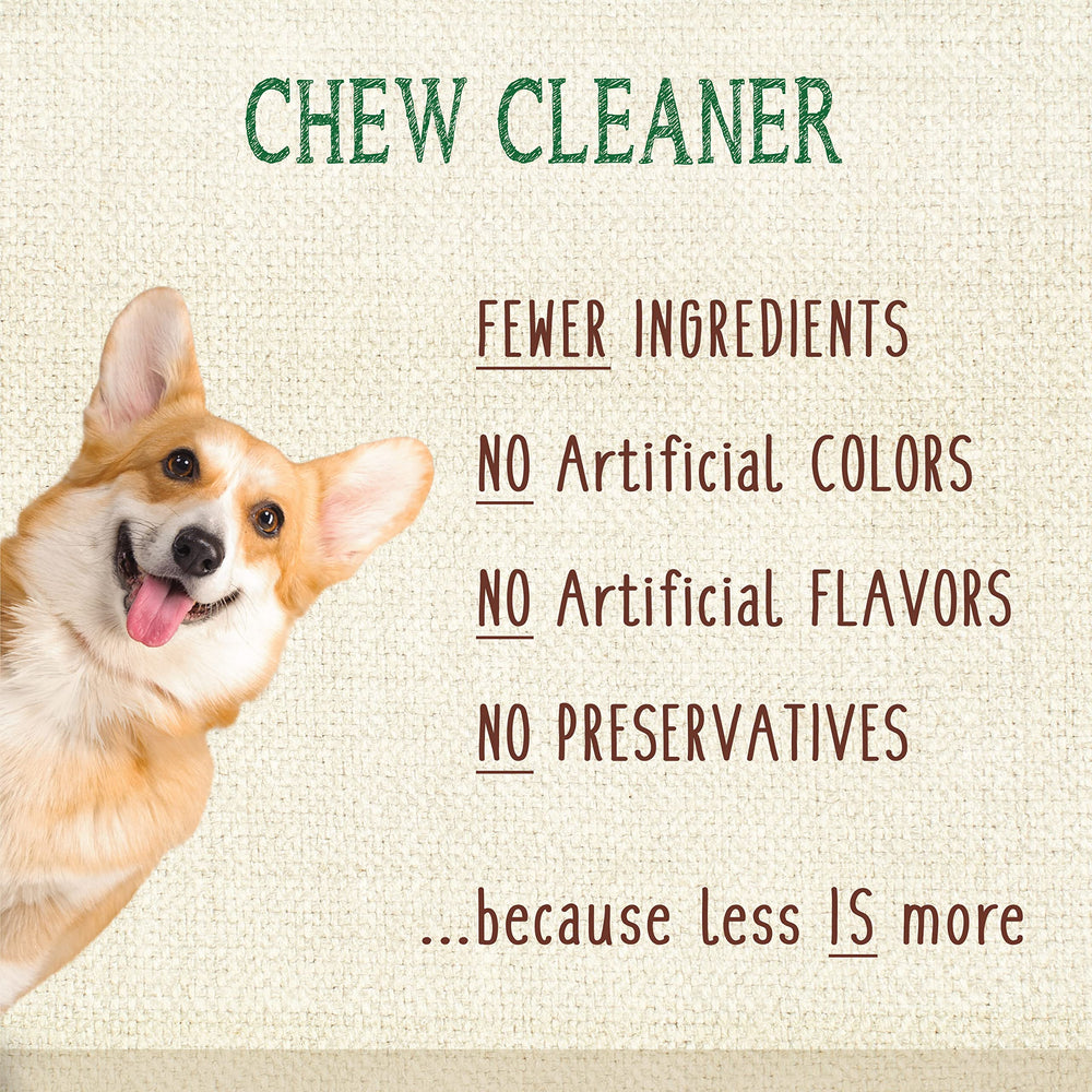 The compact shape of a Nylabone Nutri Dent natural dental chew.