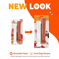 Nylabone Power Chew Original Bone nylon surface shown in close-up.