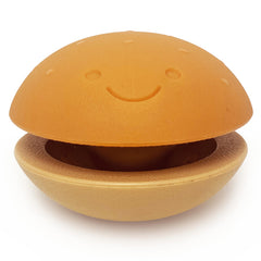 Nylabone Strong Chew Bun Treat Toy shown from the front.