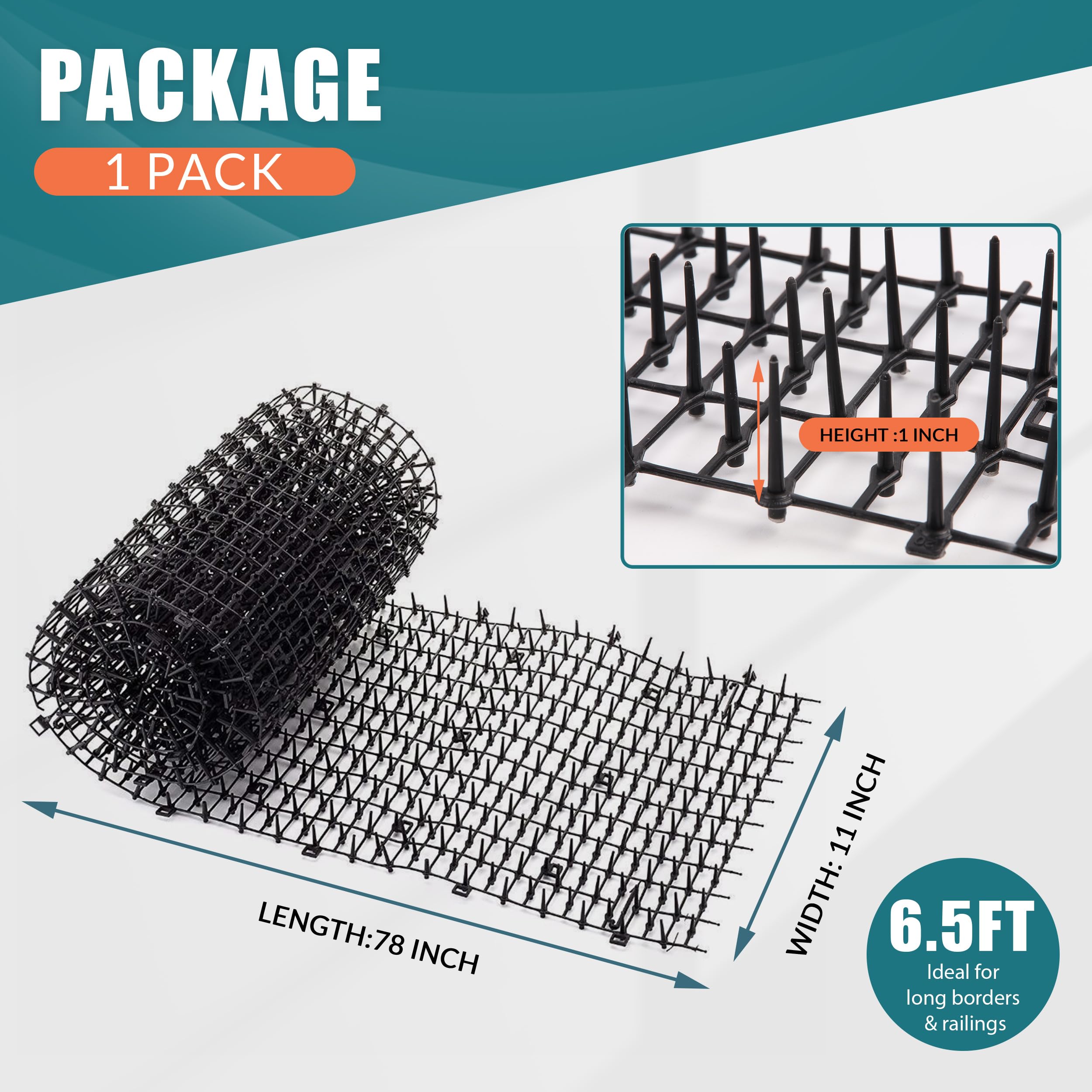 OCEANPAX Cat Scat Mat bent to follow a curved surface.