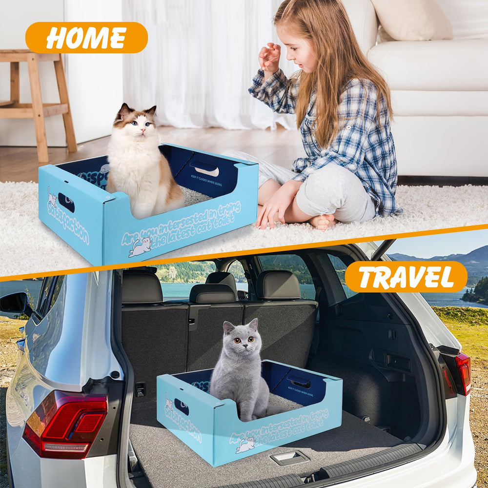 Foldable scoop included with the Ondware disposable cat litter box set.
