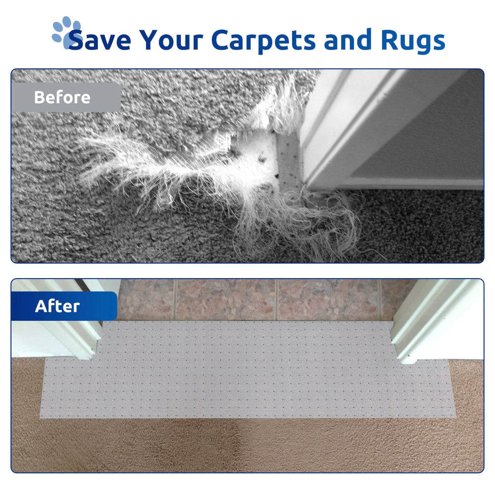 Oroonoko Carpet Protector shown trimmed for customized coverage.