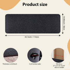 Oroonoko Carpet Protector for Pets with the ribbed top surface in focus.