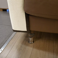 Oroonoko Cat Scratch Furniture Protector showing the area used to secure it with leg ties.