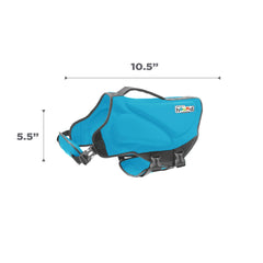 Outward Hound Dawson Dog Life Jacket worn by a dog during a water outing.